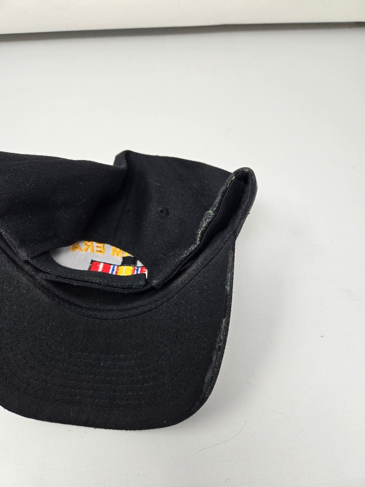 Vietnam Era Veteran Embroidered Black Baseball Cap Military Hat Adjustable
