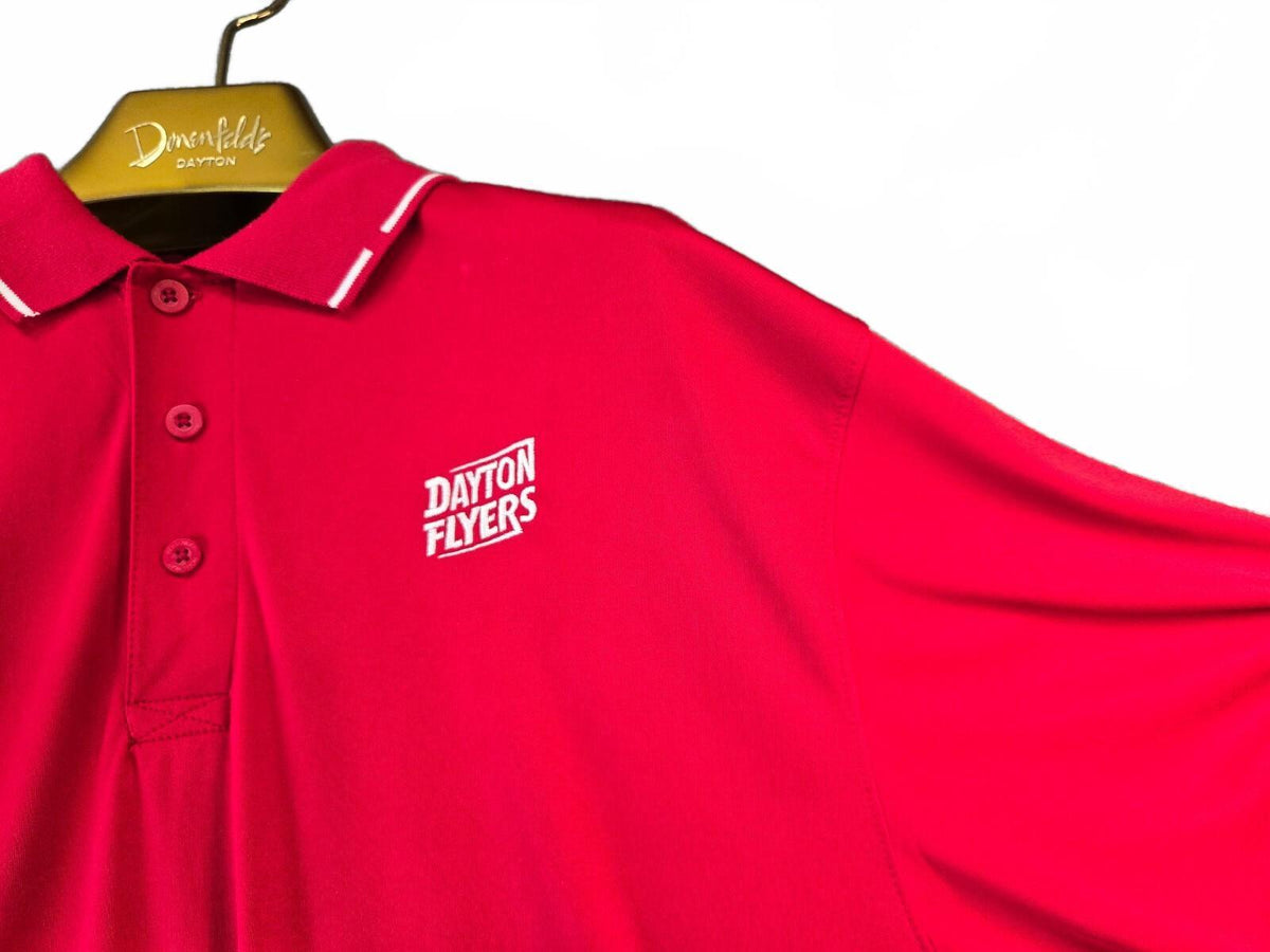 Holloway Dayton Flyers Men's Red Polo Shirt - Size XLarge