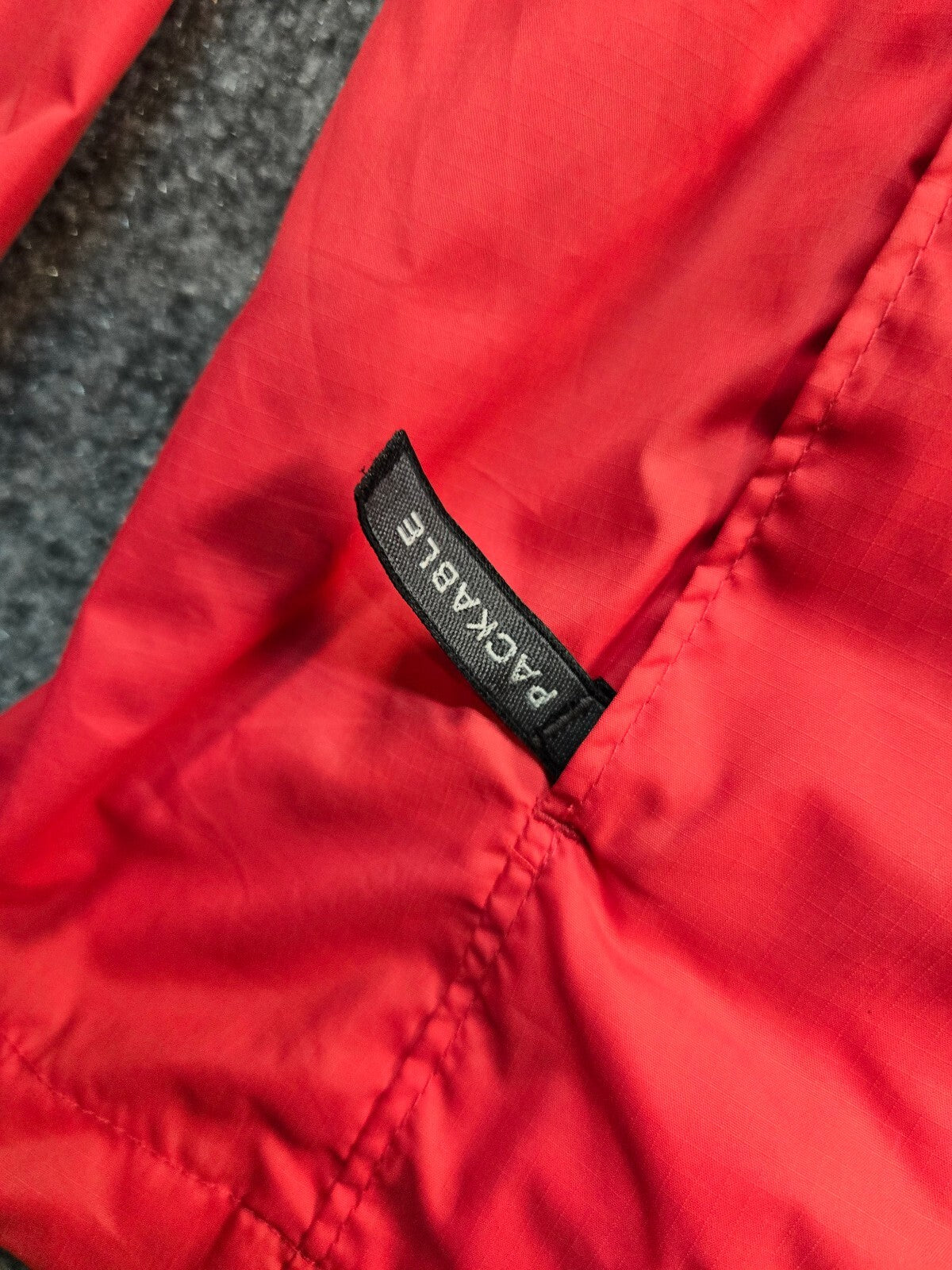 West marine Red Packable Hooded Windbreaker Jacket