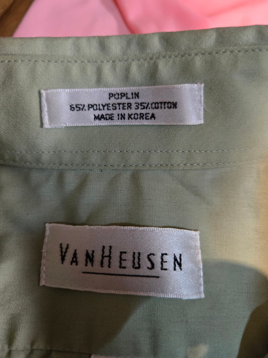 Men's Short Sleeve Button-Up Shirt in Light Olive Green