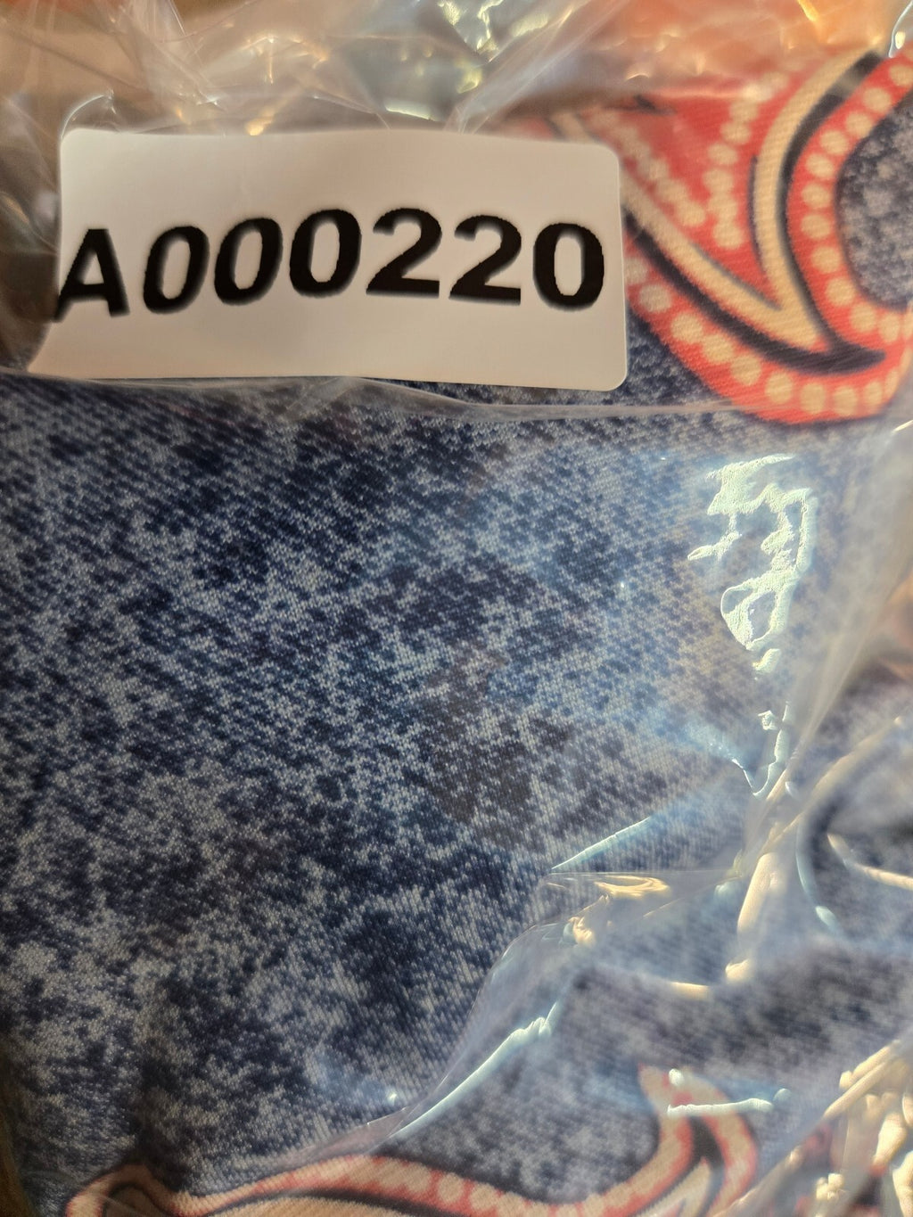 Rosegal Women's Plus Size 3X Blue Paisley Print Leggings