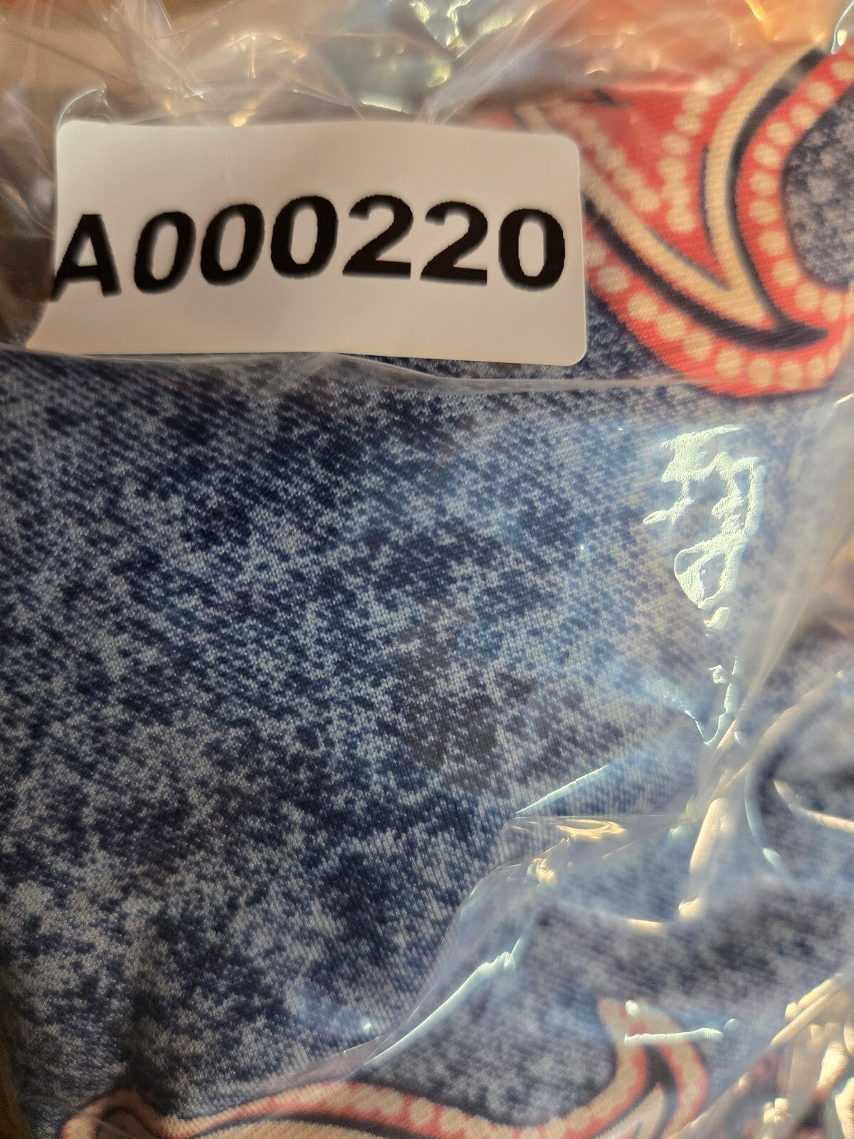 Rosegal Women's Plus Size 3X Blue Paisley Print Leggings