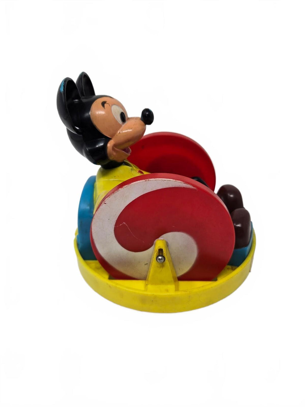 Vintage 1960s Louis Marx & Co Mickey Mouse Krazy Kar Battery- Operated Toy