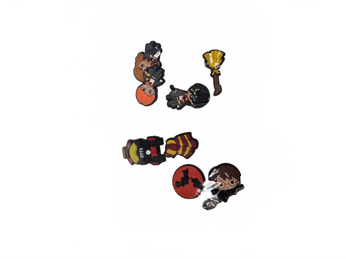 8 Harry Potter Shoe Charms NIP