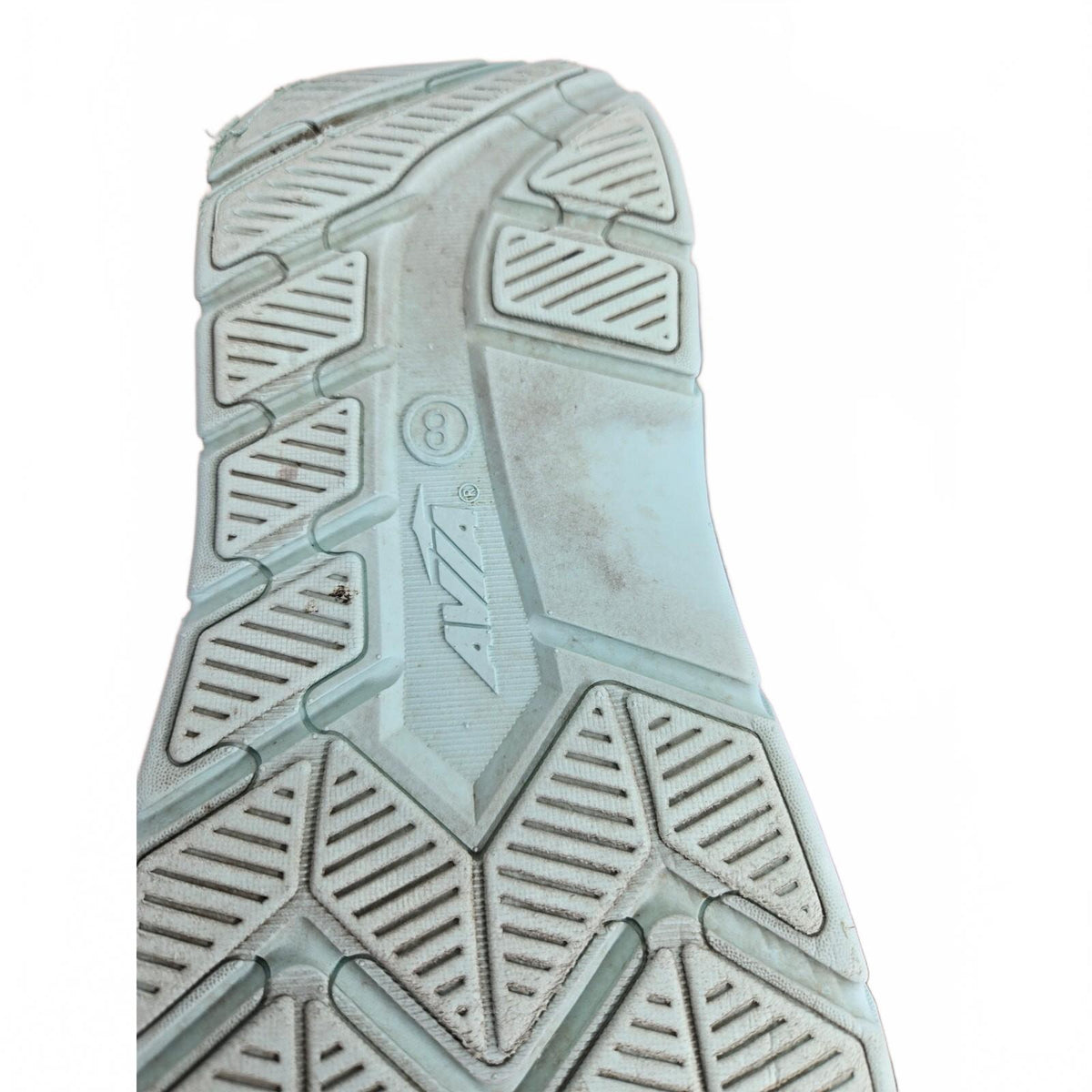 Avia Women's Hightail Athletic Recovery Slide Sandals, White / Mint Teal, Size 8