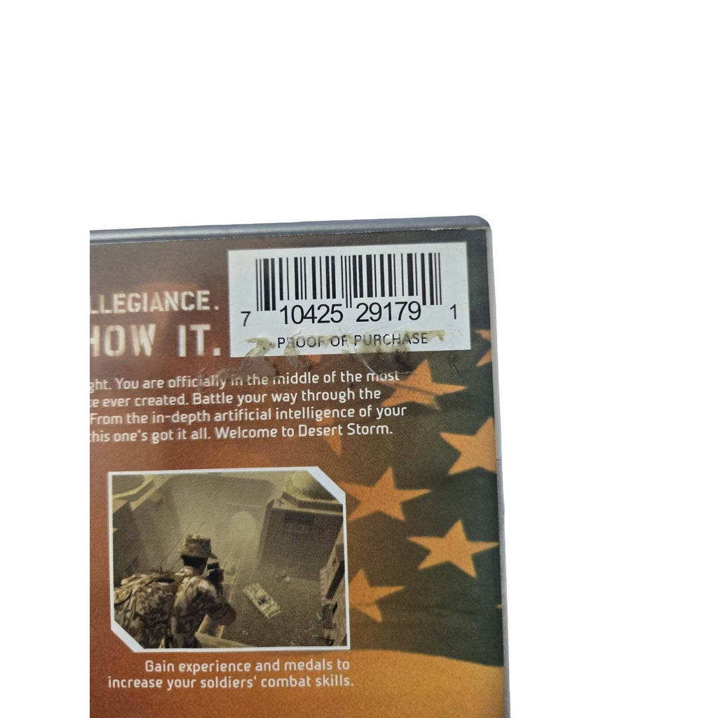 Conflict Desert Storm - Platinum Hits (Microsoft Xbox360, 2002) CIB! TESTED!!