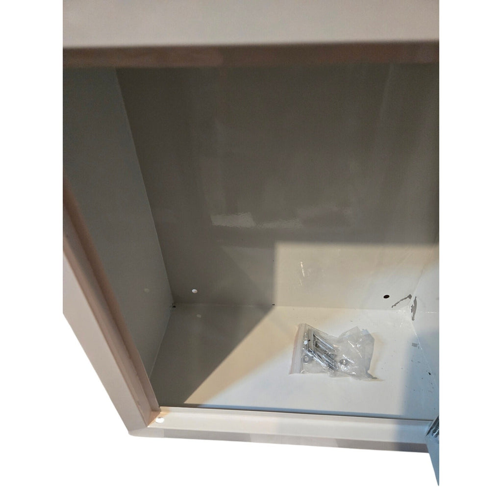 Wall-Mounted AED Cabinet with Lock and Clear Window