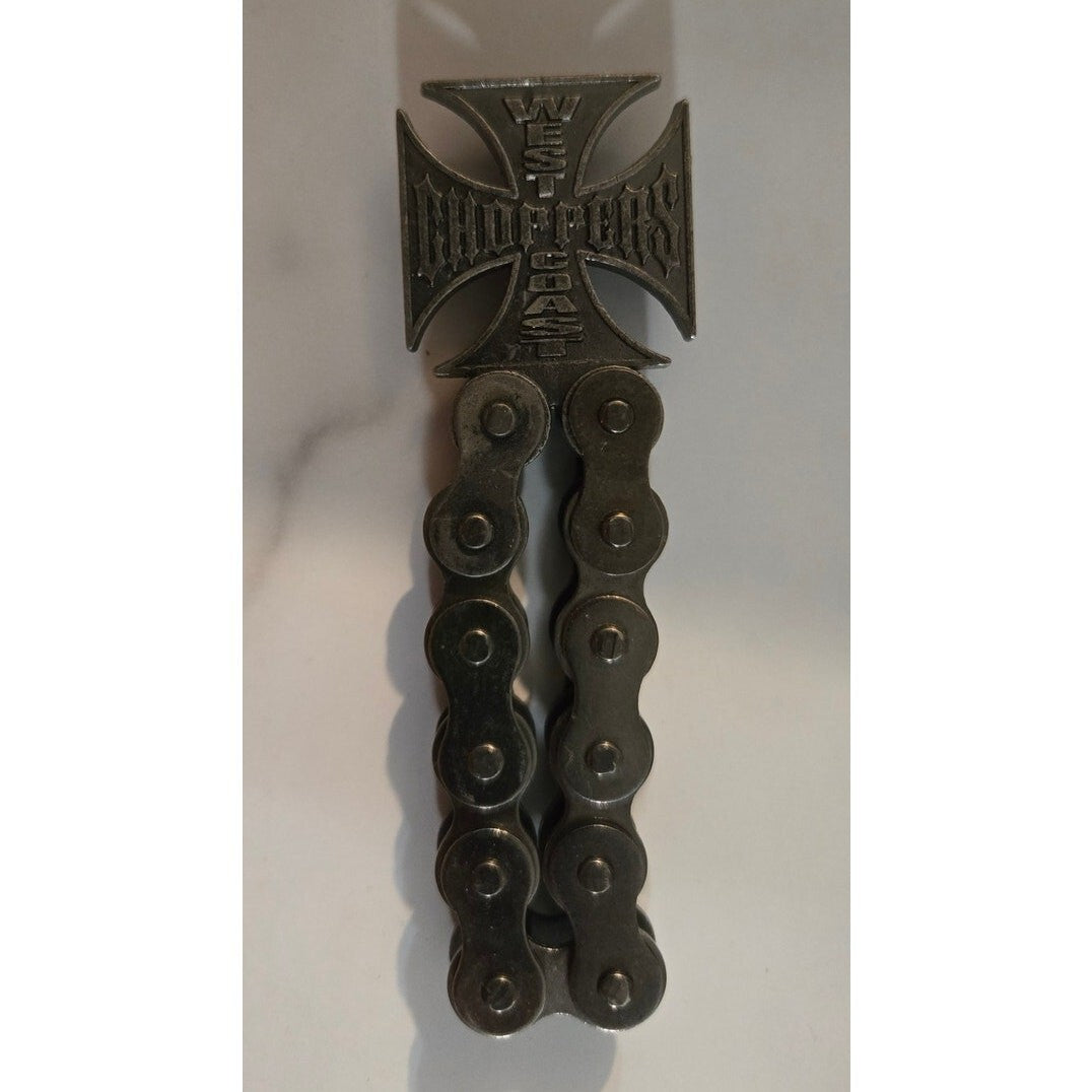 Vintage West Coast Choppers Maltese Iron Cross Motorcycle Chain Bottle Opener