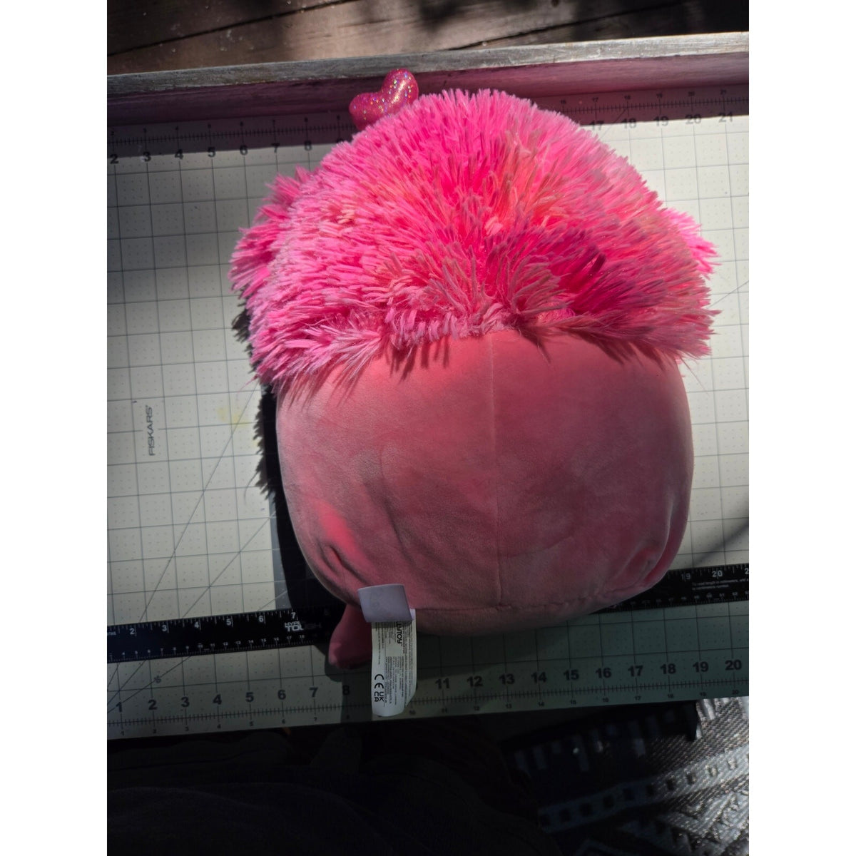 Rare 16 Inch Hailey Bigfoot Yeti Hot Pink Squishmallow KellyToy 2023 Excellent