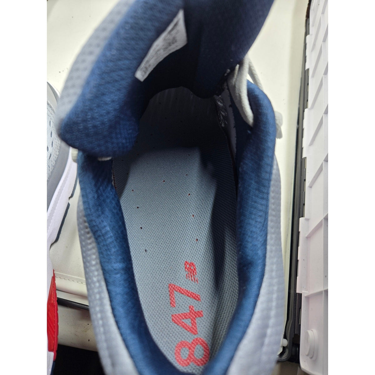 New Balance 847v4 Men's Sport Shoes Gray Silver Mink Walking Sneakers Size 13