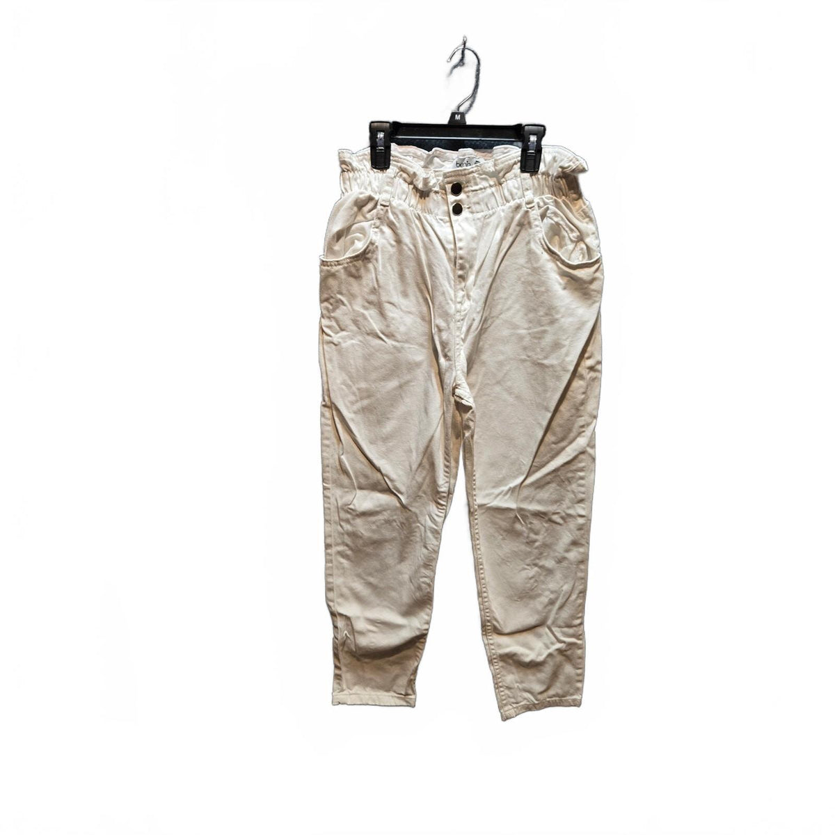 Benin White Paperbag Waist Pants EU 42 US 10 UK 14