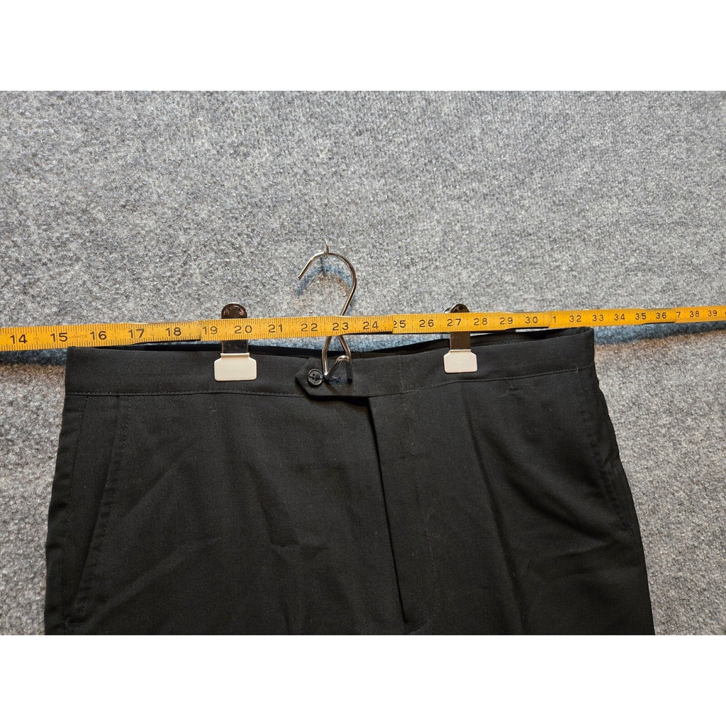 Vintage 70s Sansabelt Ltd Jaymar-Ruby Black Trousers Dress Slacks  31 x 37