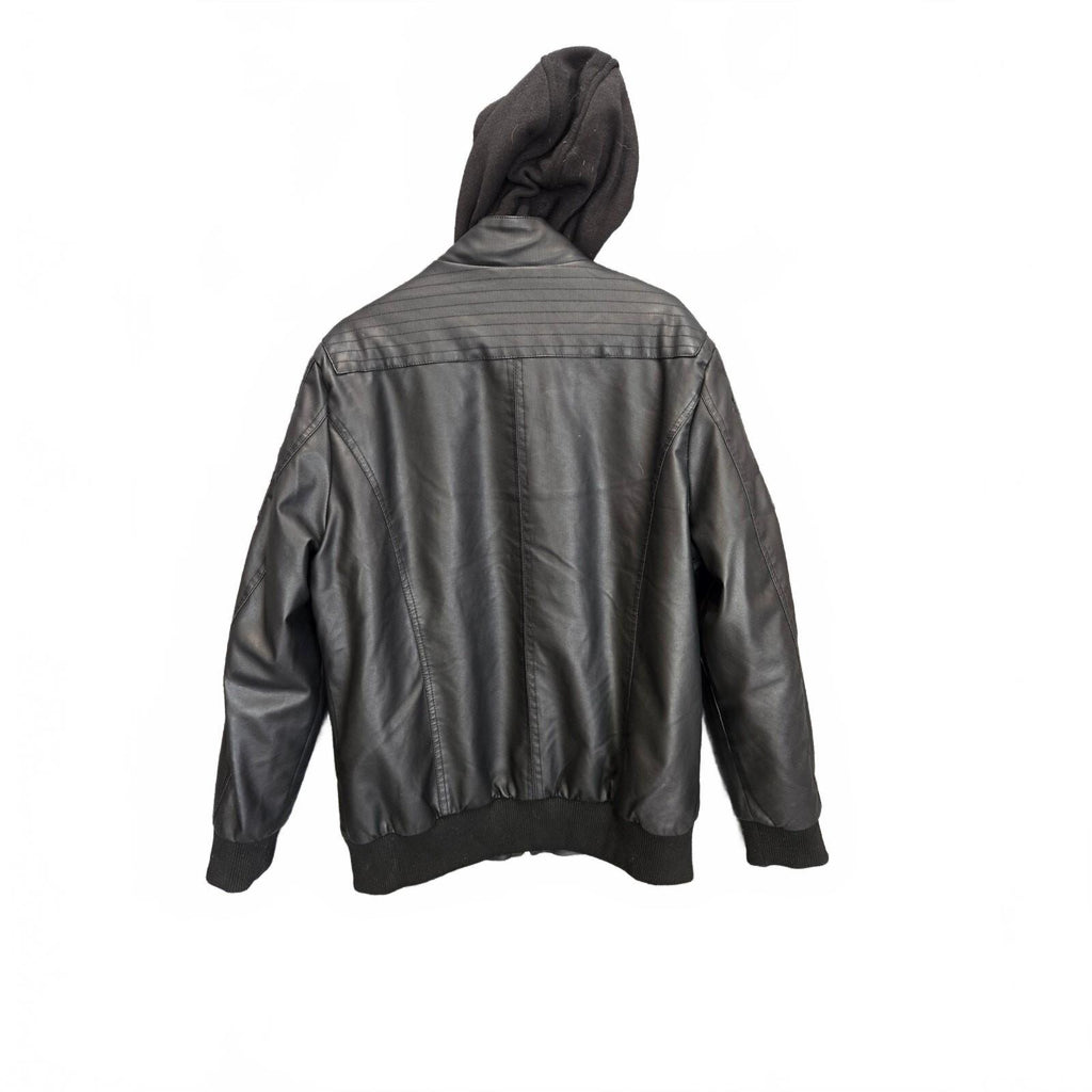 XRAY Jeans Men's Full Zip Sherpa Fleece Jacket Black Winter Heavy Coat XL