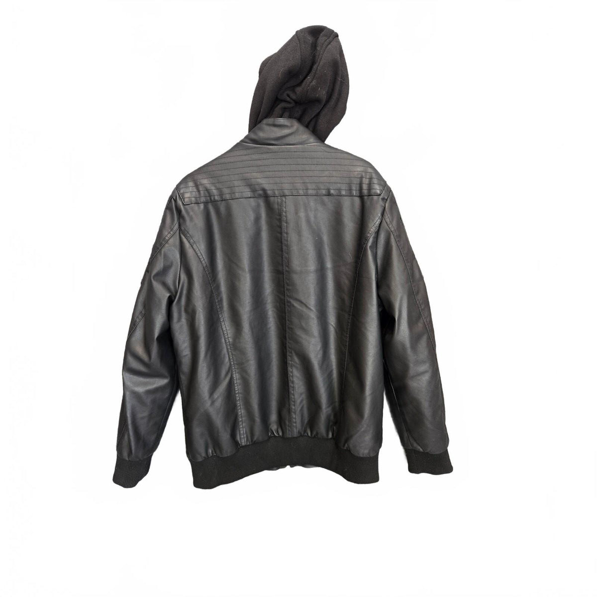 XRAY Jeans Men's Full Zip Sherpa Fleece Jacket Black Winter Heavy Coat XL