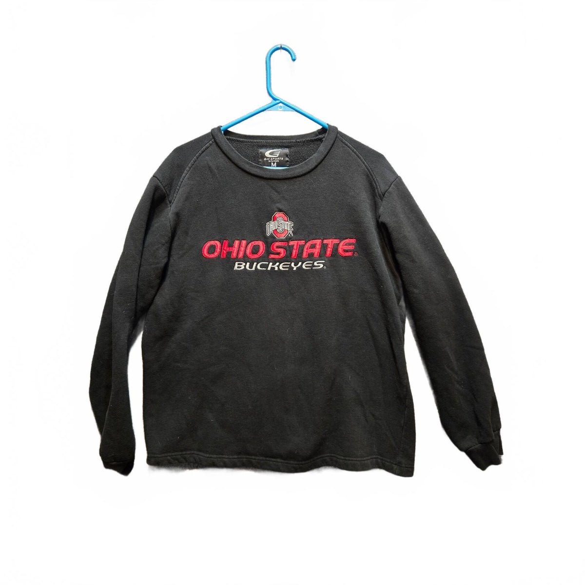 G-III Sports Ohio State Buckeyes Embroidered Crewneck Sweatshirt Black Men's M