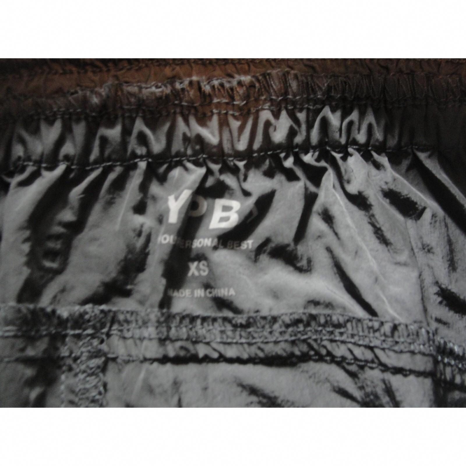 YPB Your Personal Best Gray Elastic Waist Drawstring Windbreaker size xs