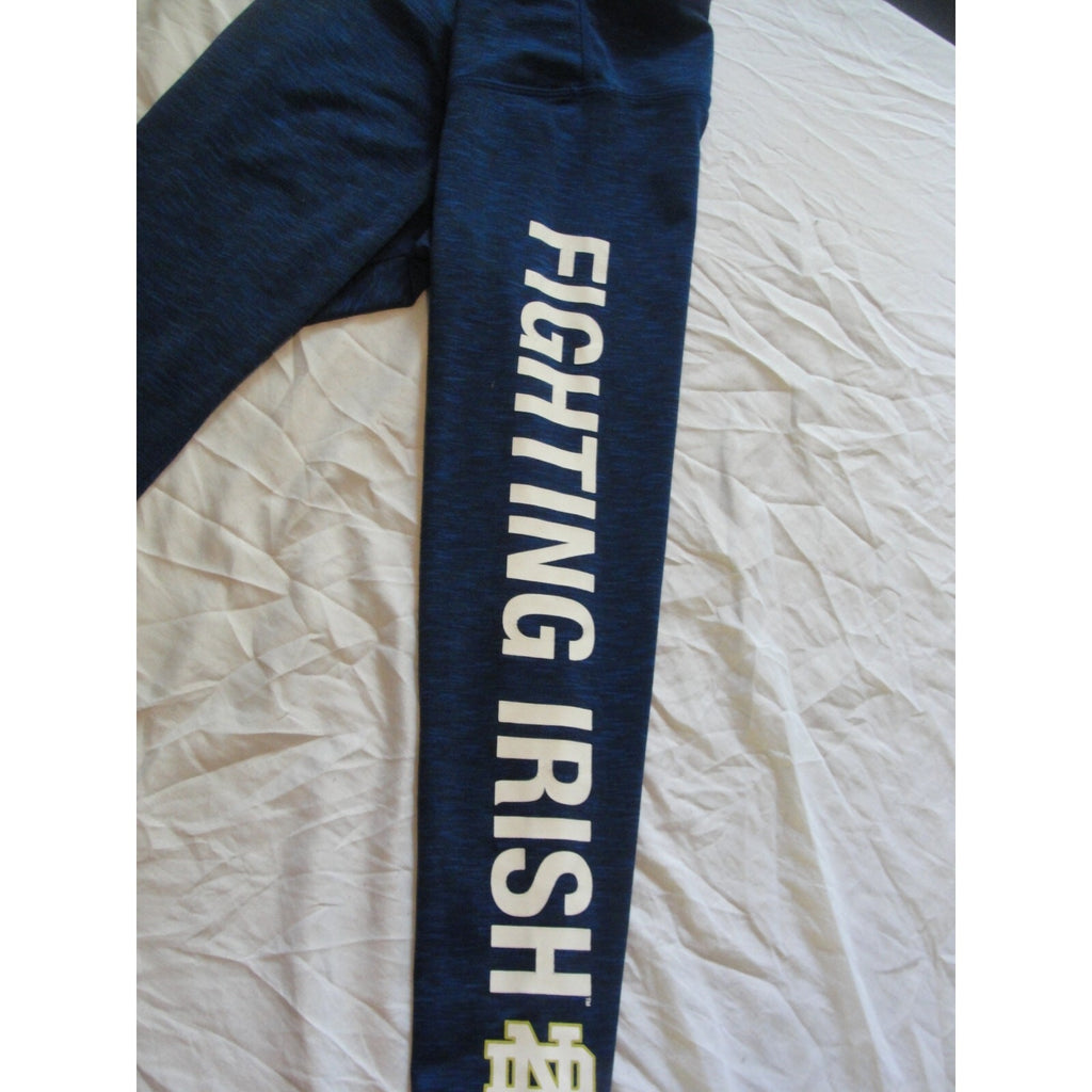 ZooZatz Notre Dame Fighting Irish women's pants size small heather Blue