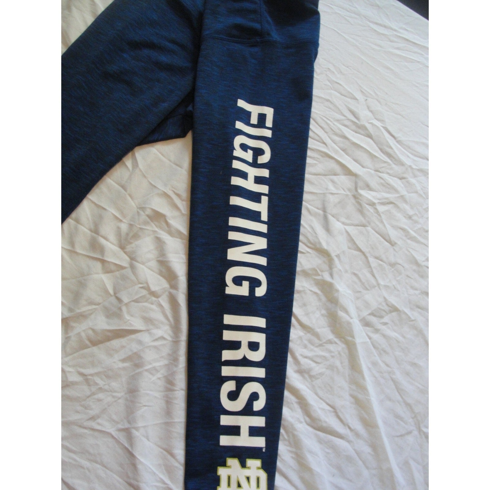 ZooZatz Notre Dame Fighting Irish women's pants size small heather Blue