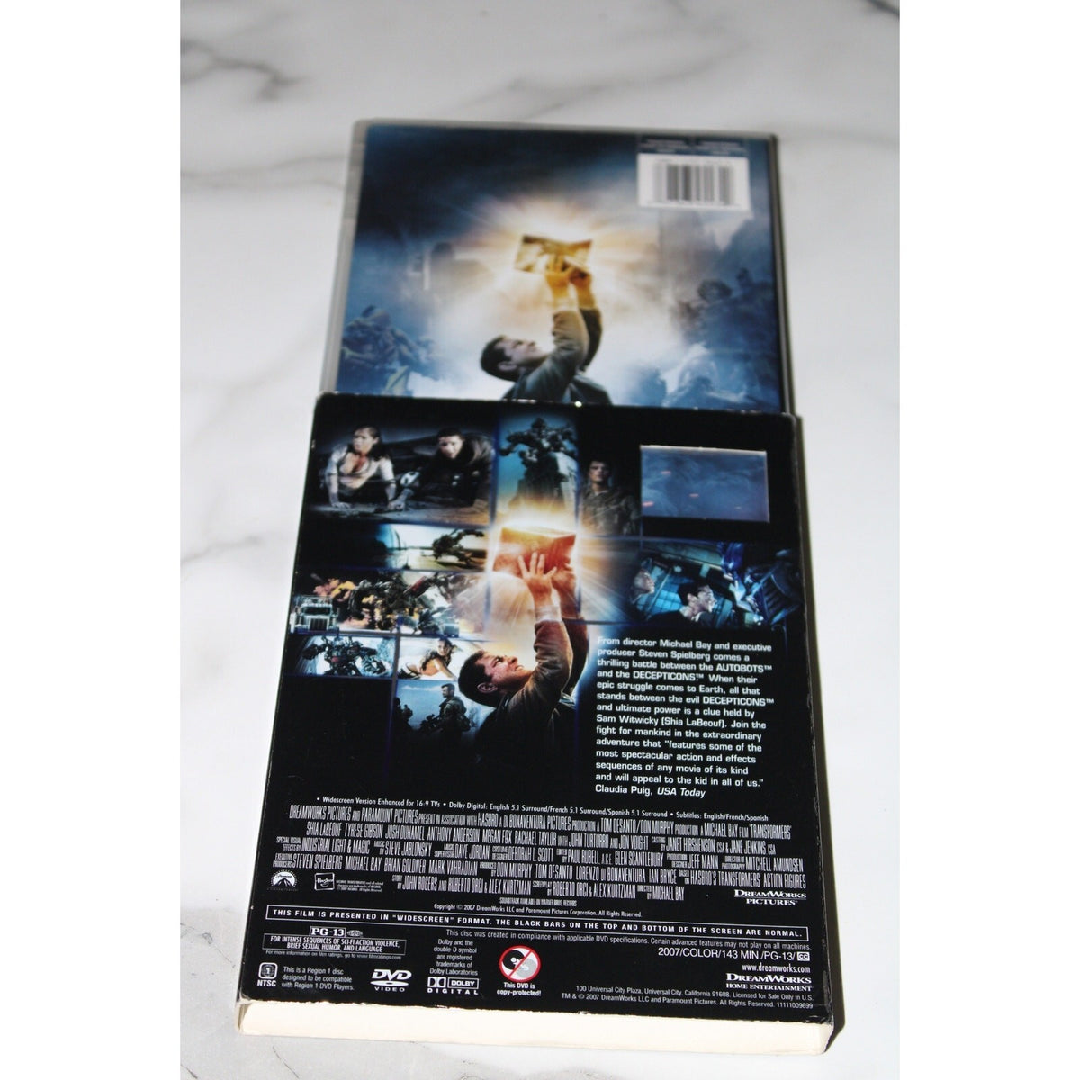 Transformers (DVD, 2007, Widescreen) W/ Slipcover VERY GOOD