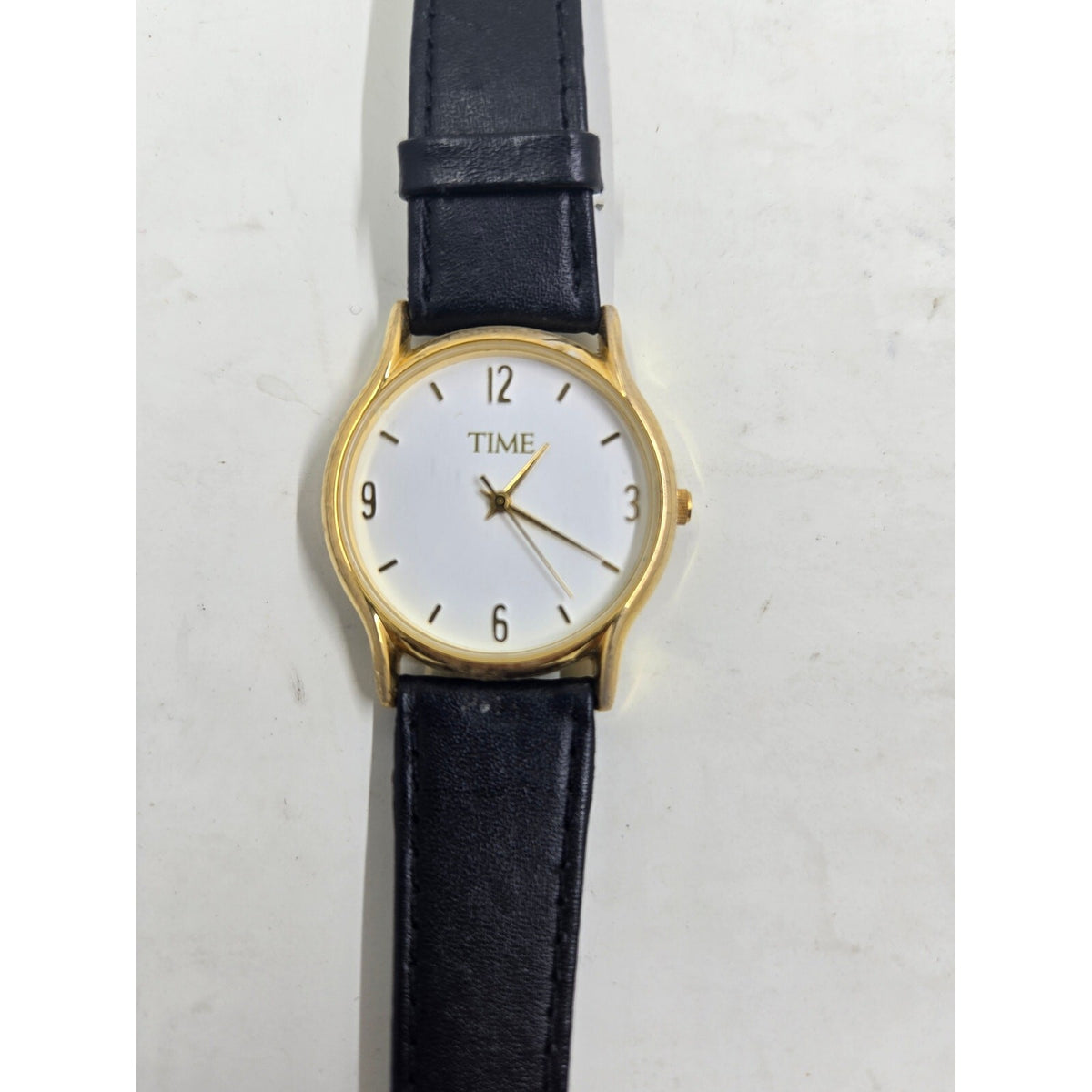 Vintage Gruen Precision Dual Time Quartz Men's Dress Watch (White Dial / Br