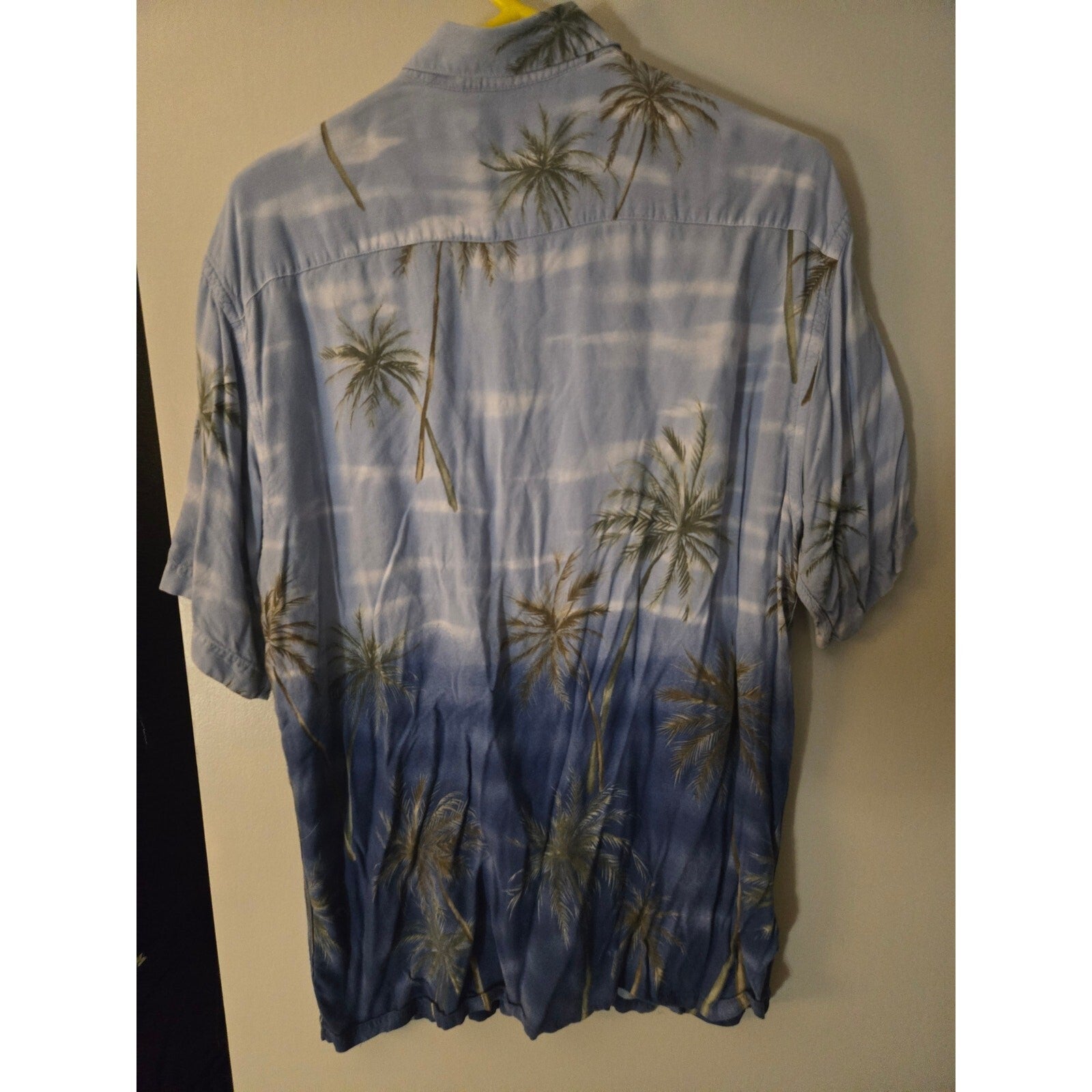 Hollis River size large Blue Hawaiian shirt