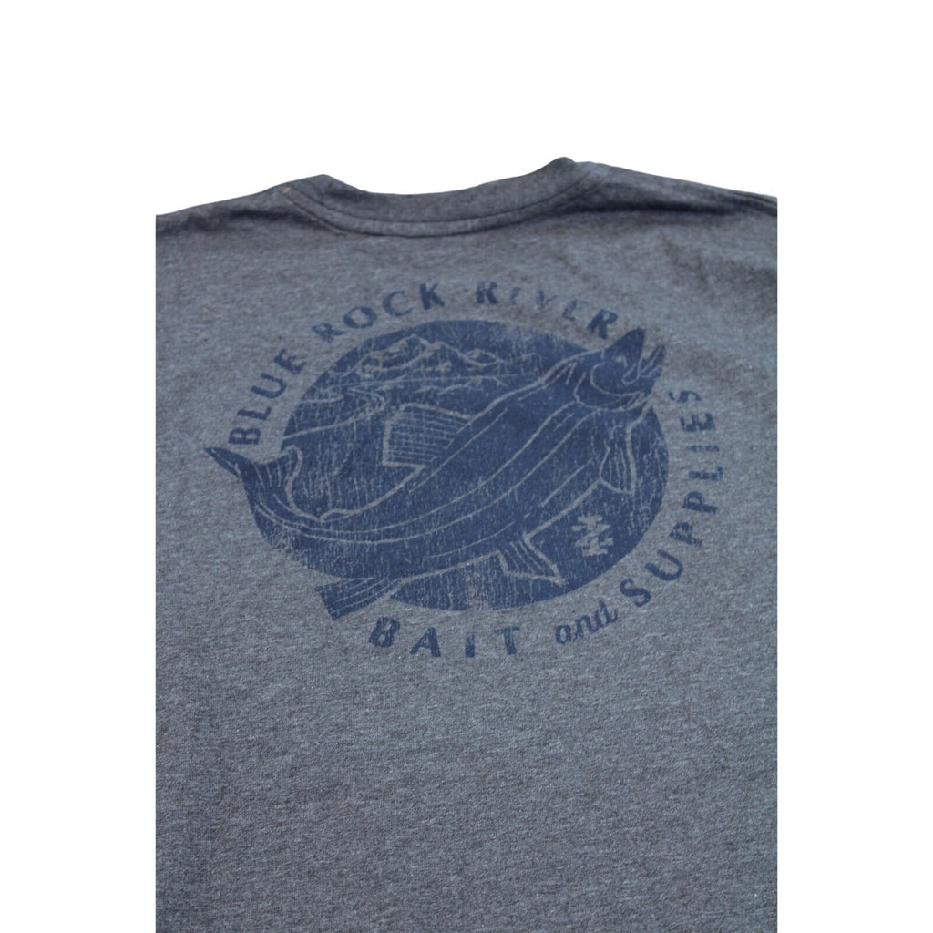IZOD Saltwater Soft Wash Men's Long Sleeve Graphic T-Shirt -  Size Med