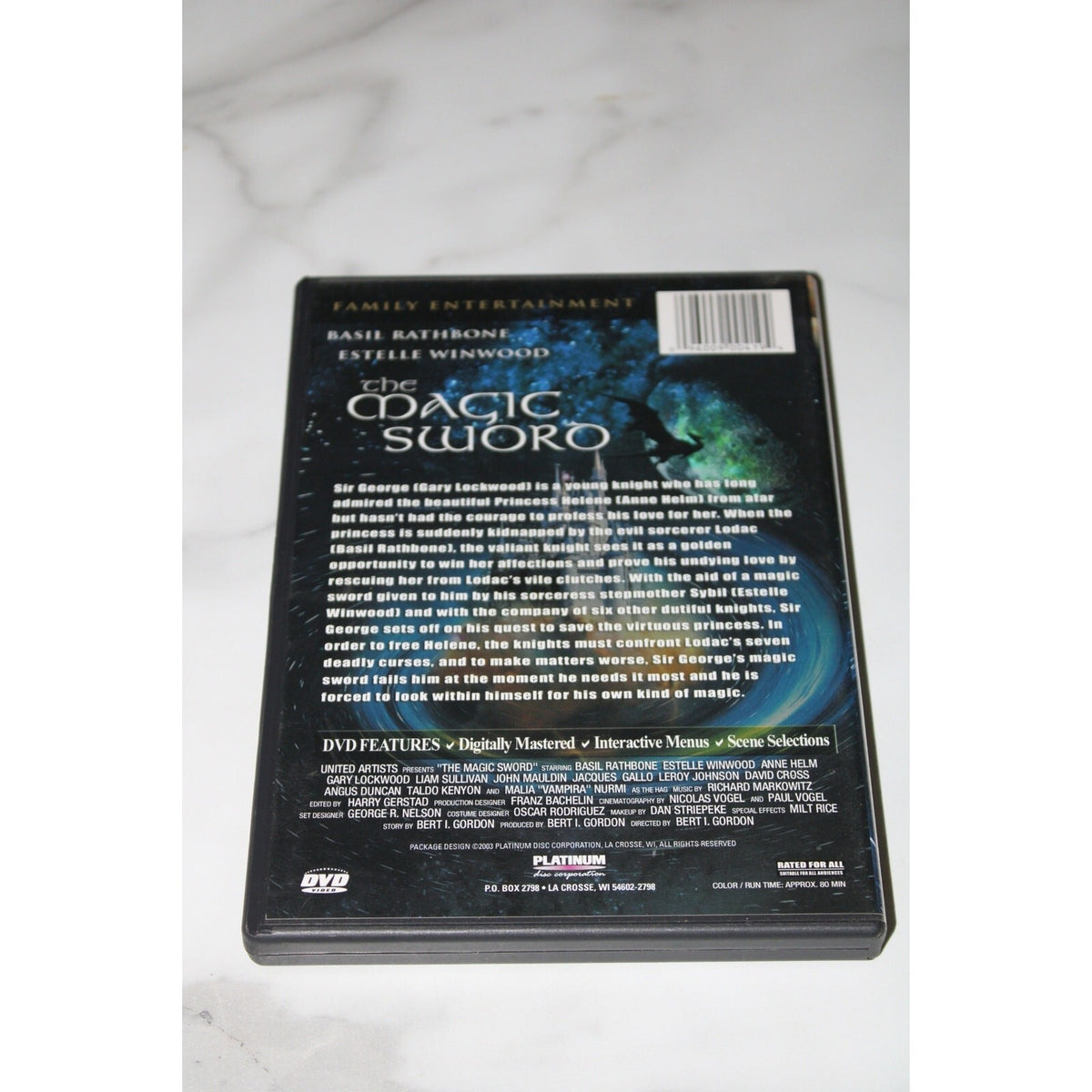 The Magic Sword DVD - pre owned