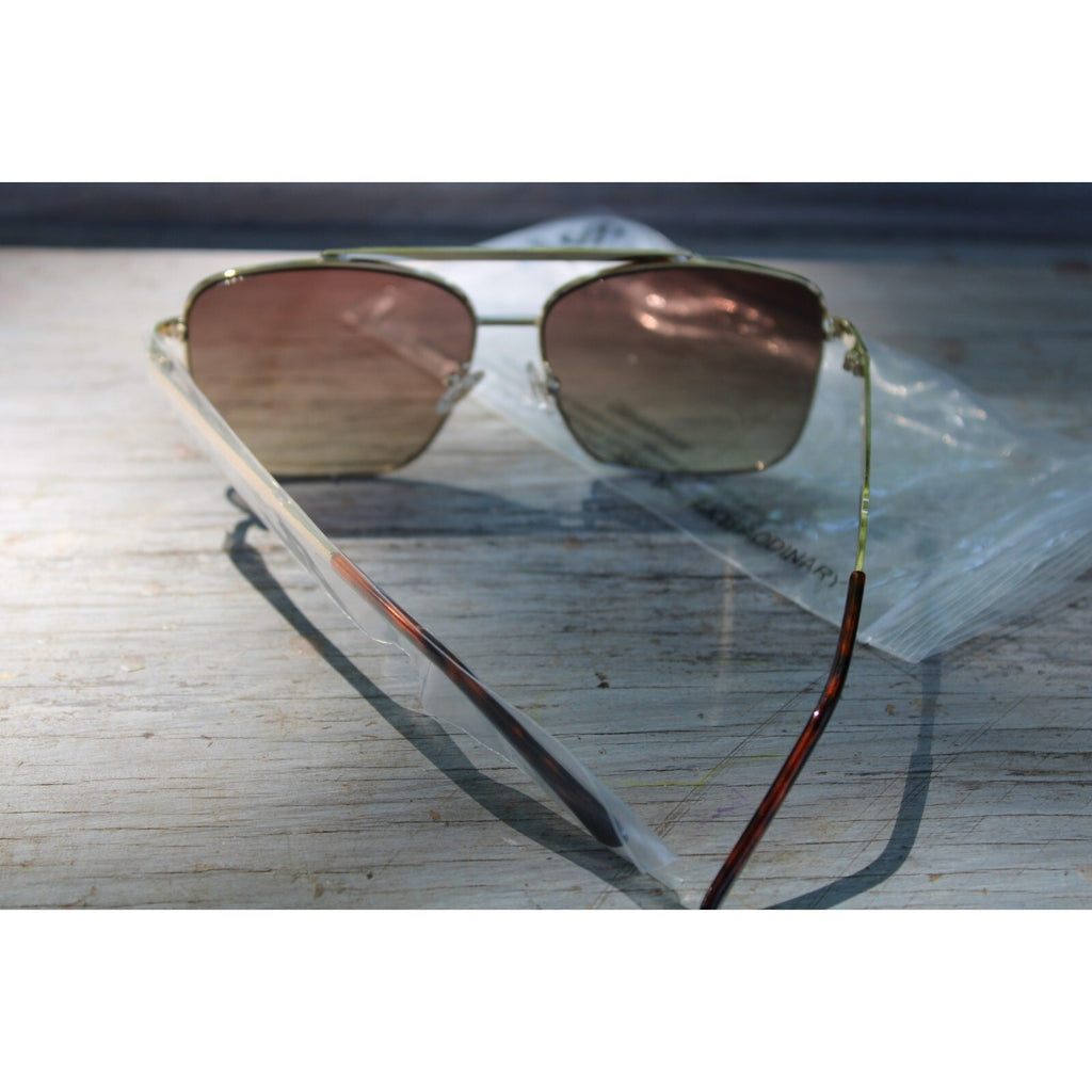 SOJOS Linda Women's Trendy Rhinestone Double Bridge Aviator Sunglasses