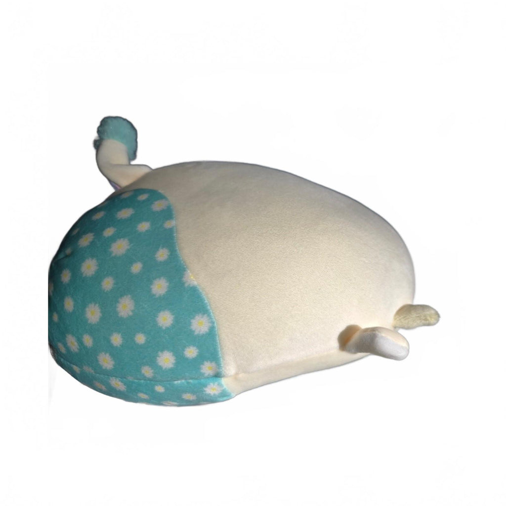 Squishmallow Belana The Cow White Blue Floral KellyToys 2022 Plush Girl Gift NWT