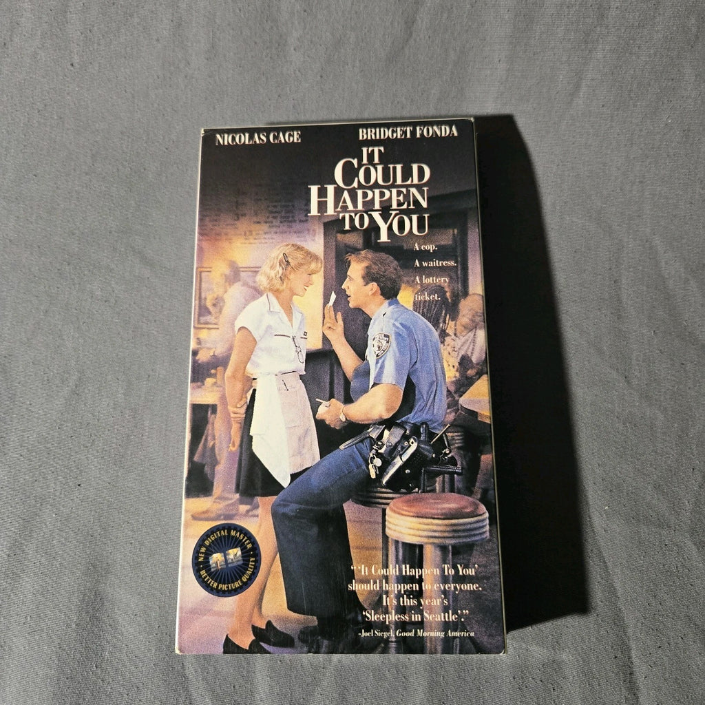 It Could Happen To You VHS 1994 Nicolas Cage Bridget Fonda Columbia TriStar Movi