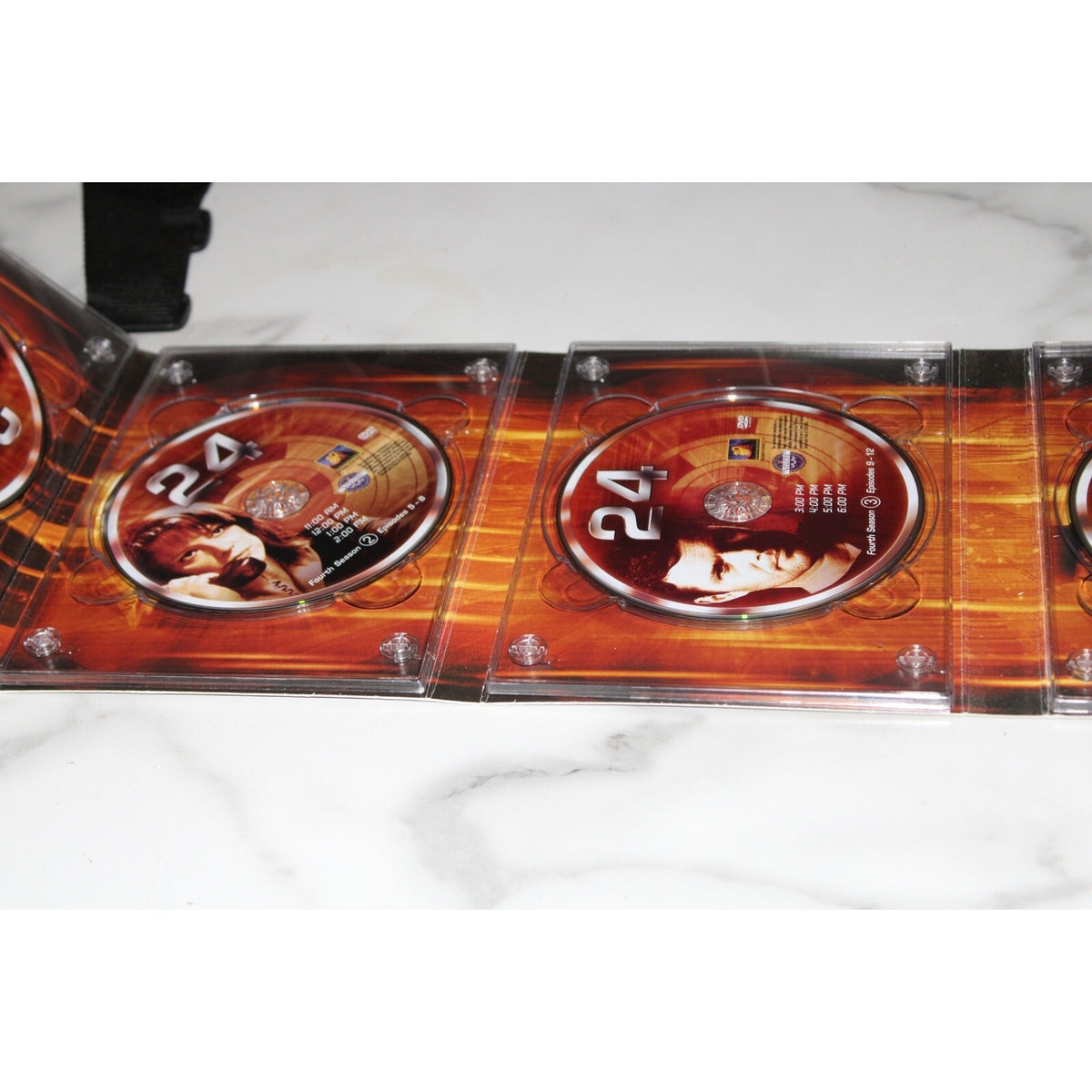 24 Season 4 - DVD - 7 Disc Set - Jack Bauer Kiefer Sutherland DVD in Great Cond