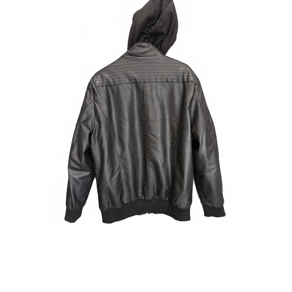 XRAY Jeans Men's Full Zip Sherpa Fleece Jacket Black Winter Heavy Coat XL