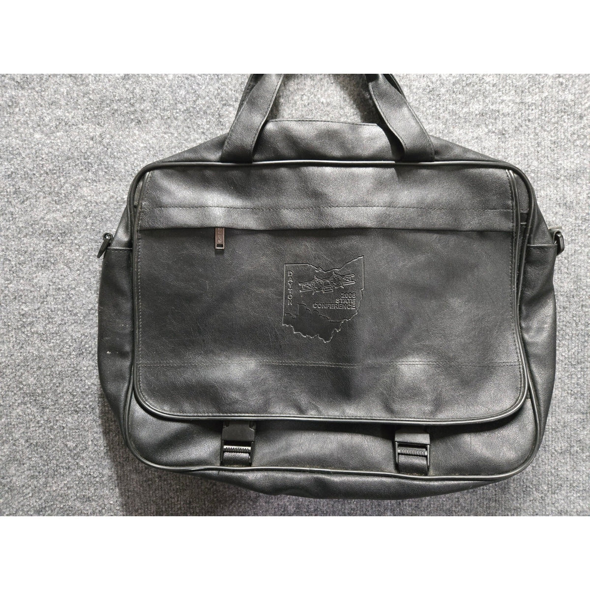Vintage 2006 Dayton Ohio State Conference Messenger Bag Briefcase Aviation Logo