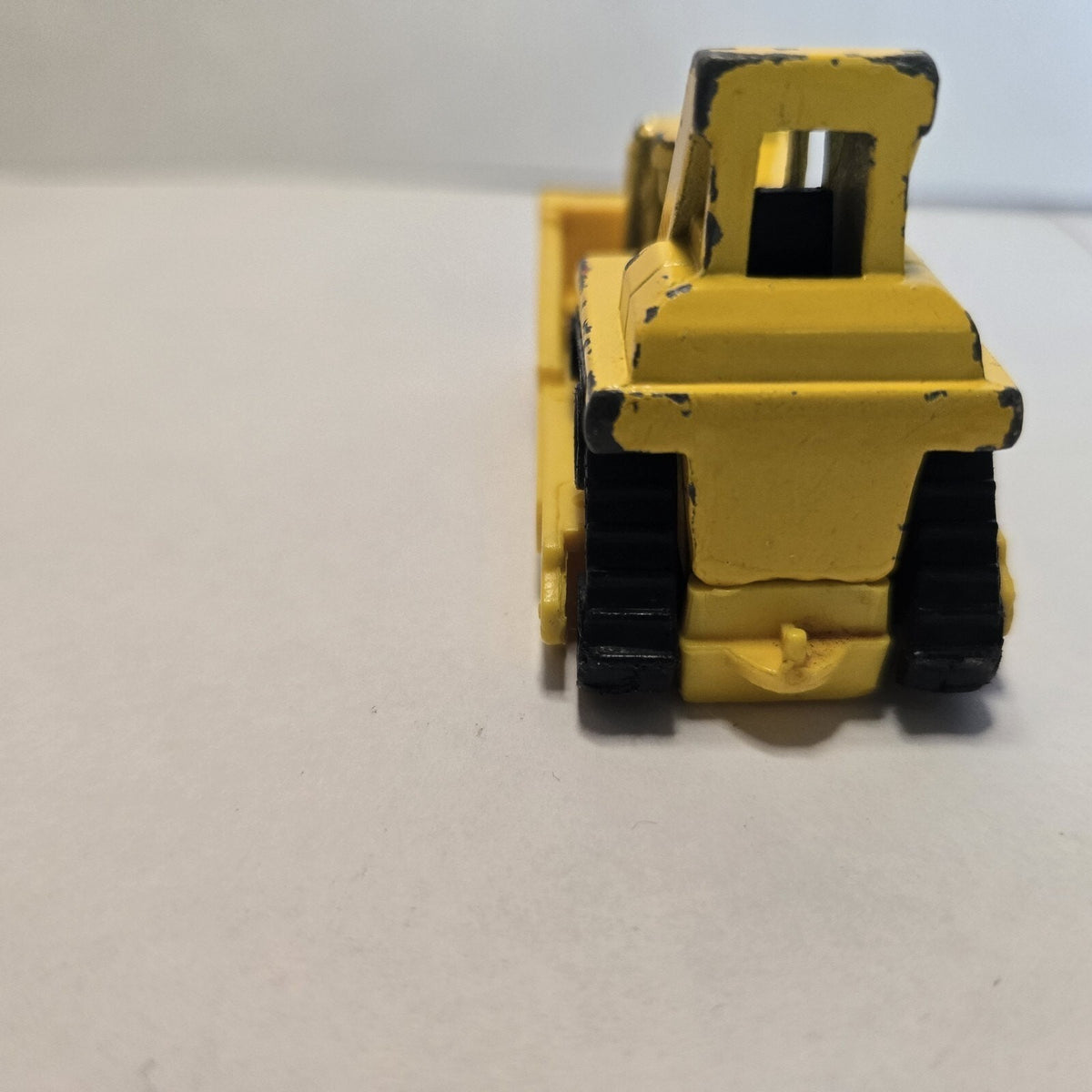Vintage 1991 Mattel Hot Wheels Bulldozer Yellow Diecast Made In Malaysia