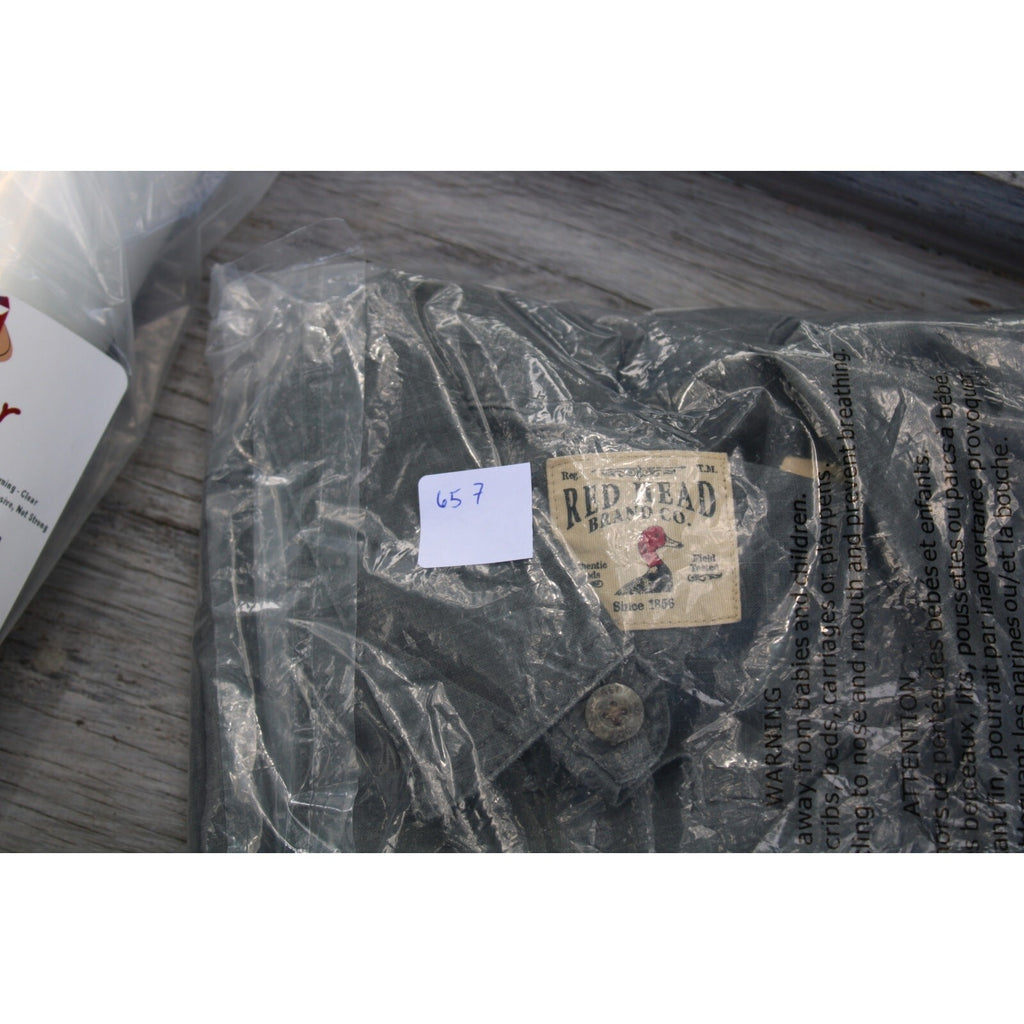 Olive Green  Red Head Size Large