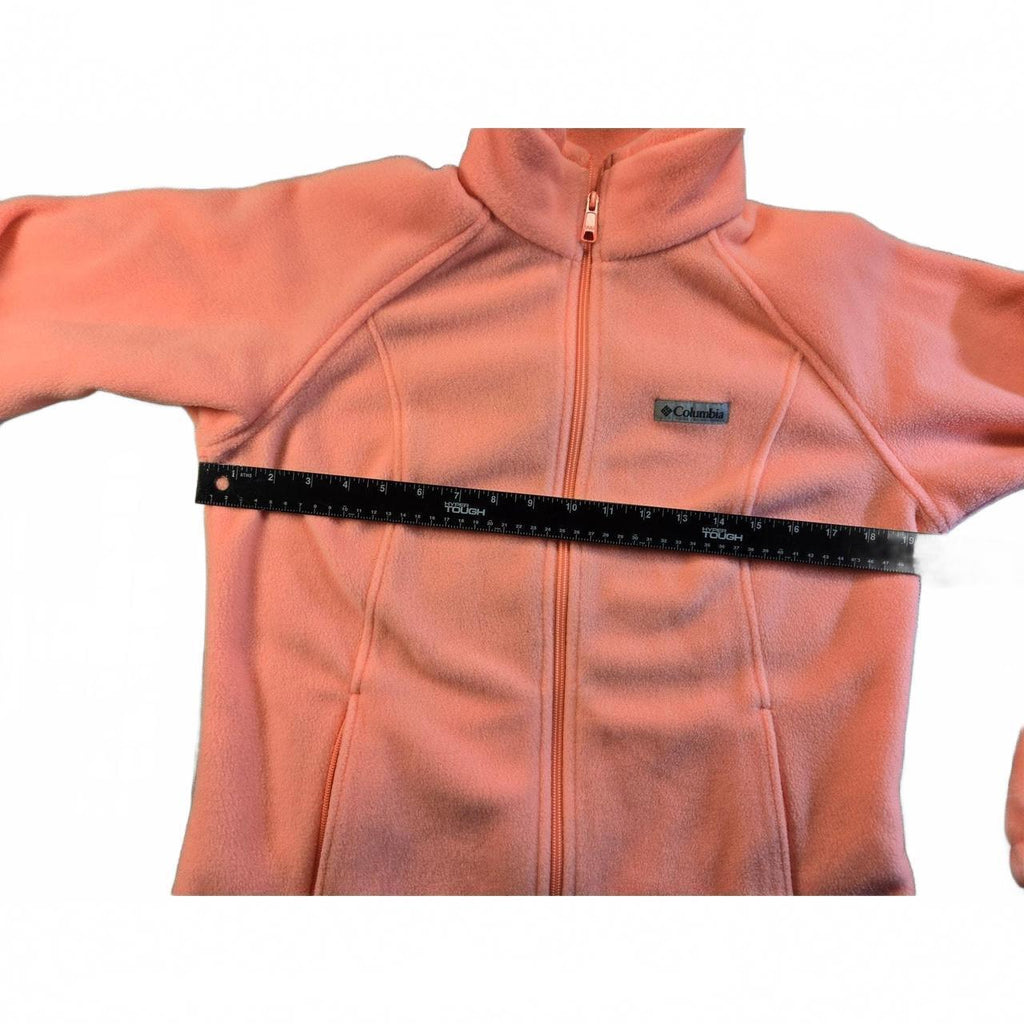 Columbia Pink Full-Zip Fleece Jacket Medium