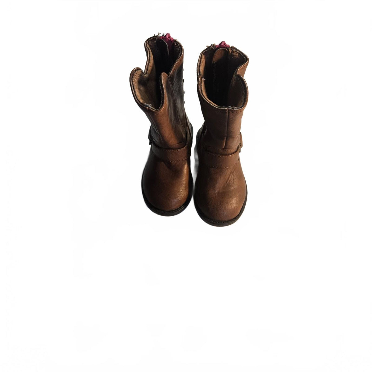 Cherokee Brown Zip Boots Youth size 5