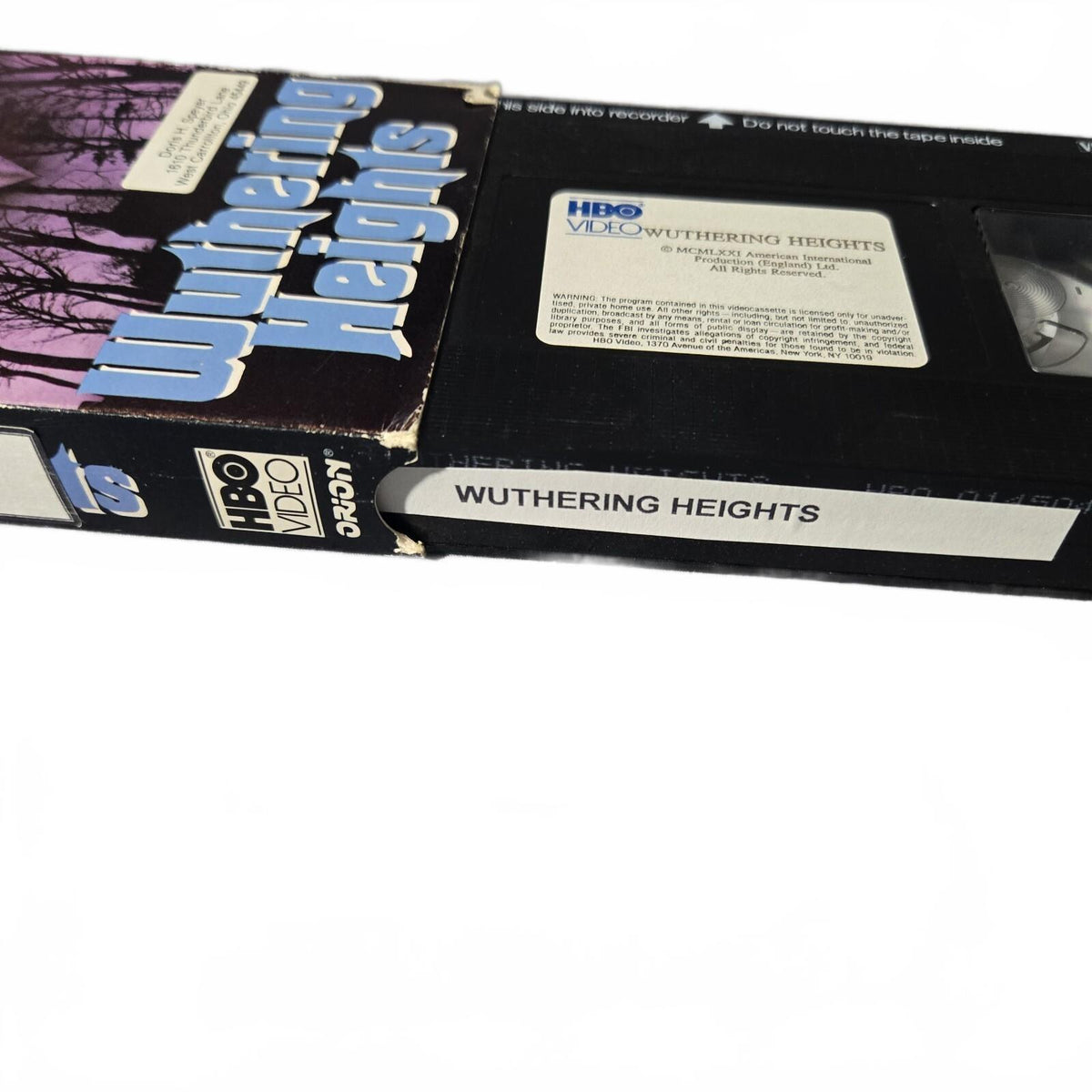 Wuthering Heights VHS Tape HBO Video Classic Emily Bronte Adaptation Good