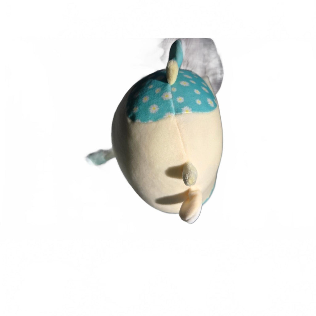 Squishmallow Belana The Cow White Blue Floral KellyToys 2022 Plush Girl Gift NWT