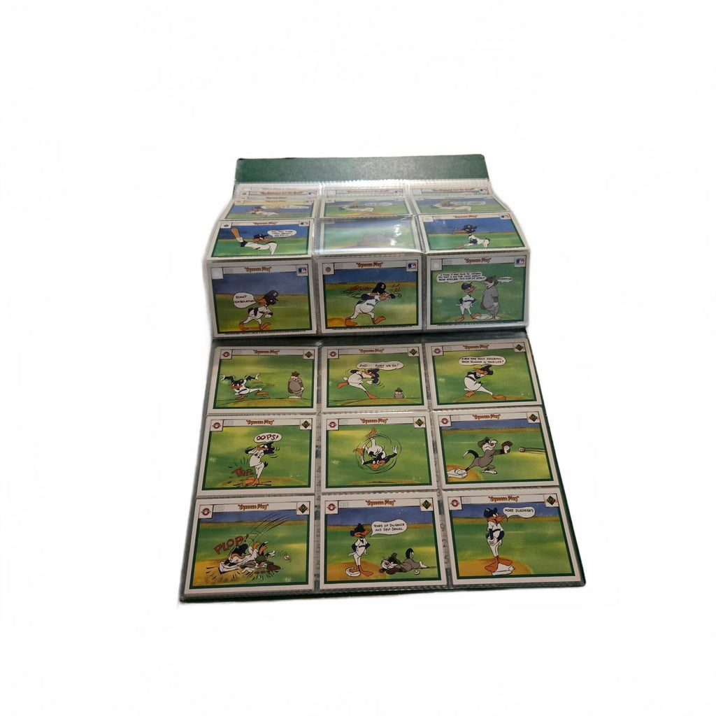 Vintage 1990 Upper Deck Looney Tunes Comic Ball Series 1 Green Card Album
