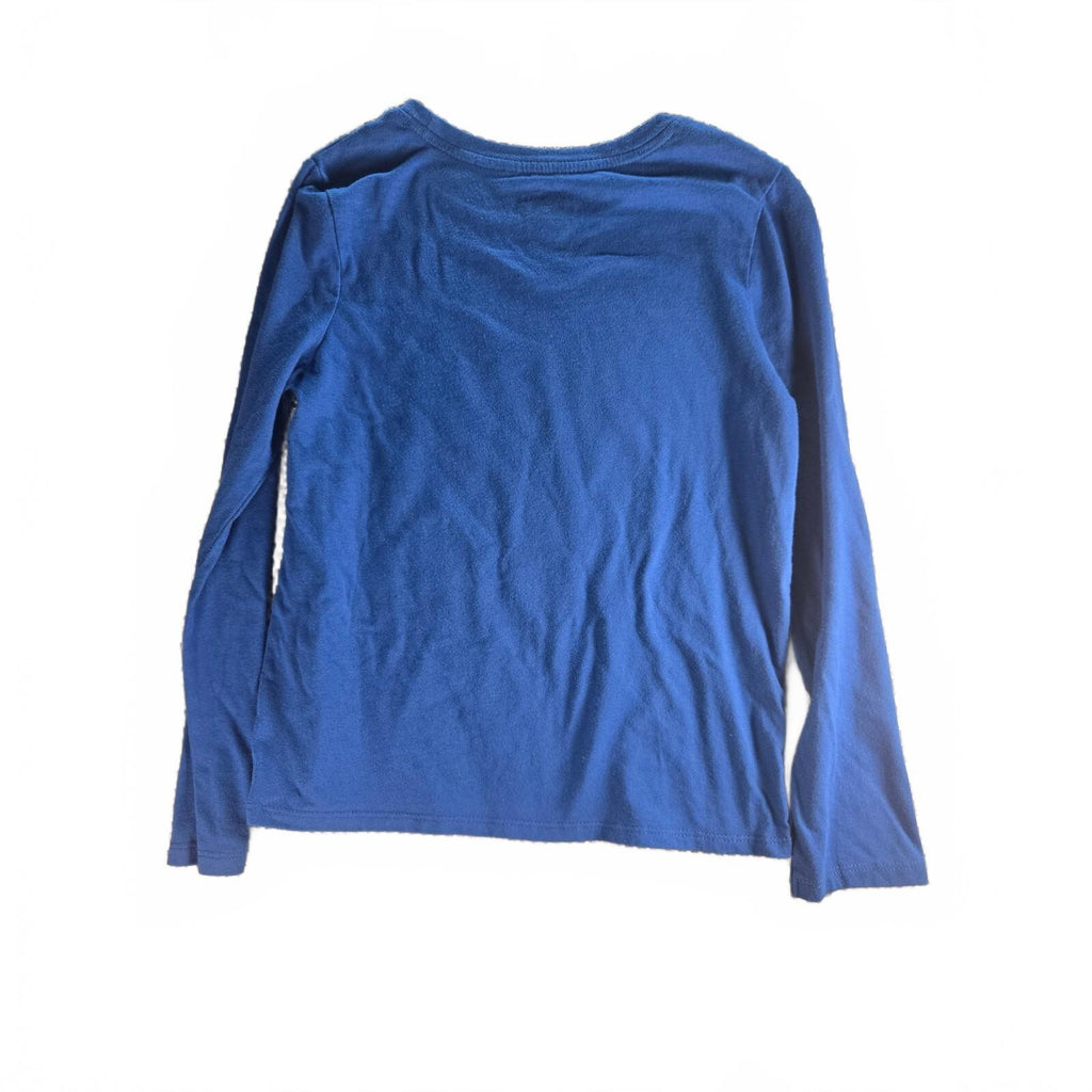 Cat & Jack Cosmic Wonder Blue Long Sleeve Shirt for Kids, Size M, Good Condition