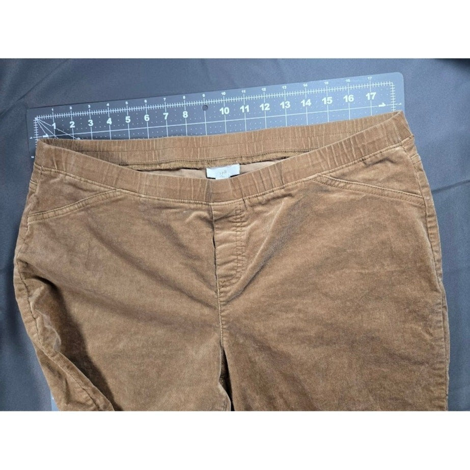 J. Jill Women's Size xl Petite Corduroy Stretch Casual Comfort Pants