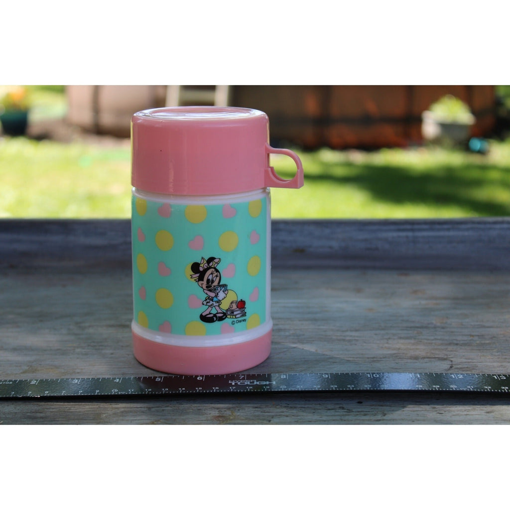 vintage 1980s Aladdin Industries thermos featuring Minnie Mouse