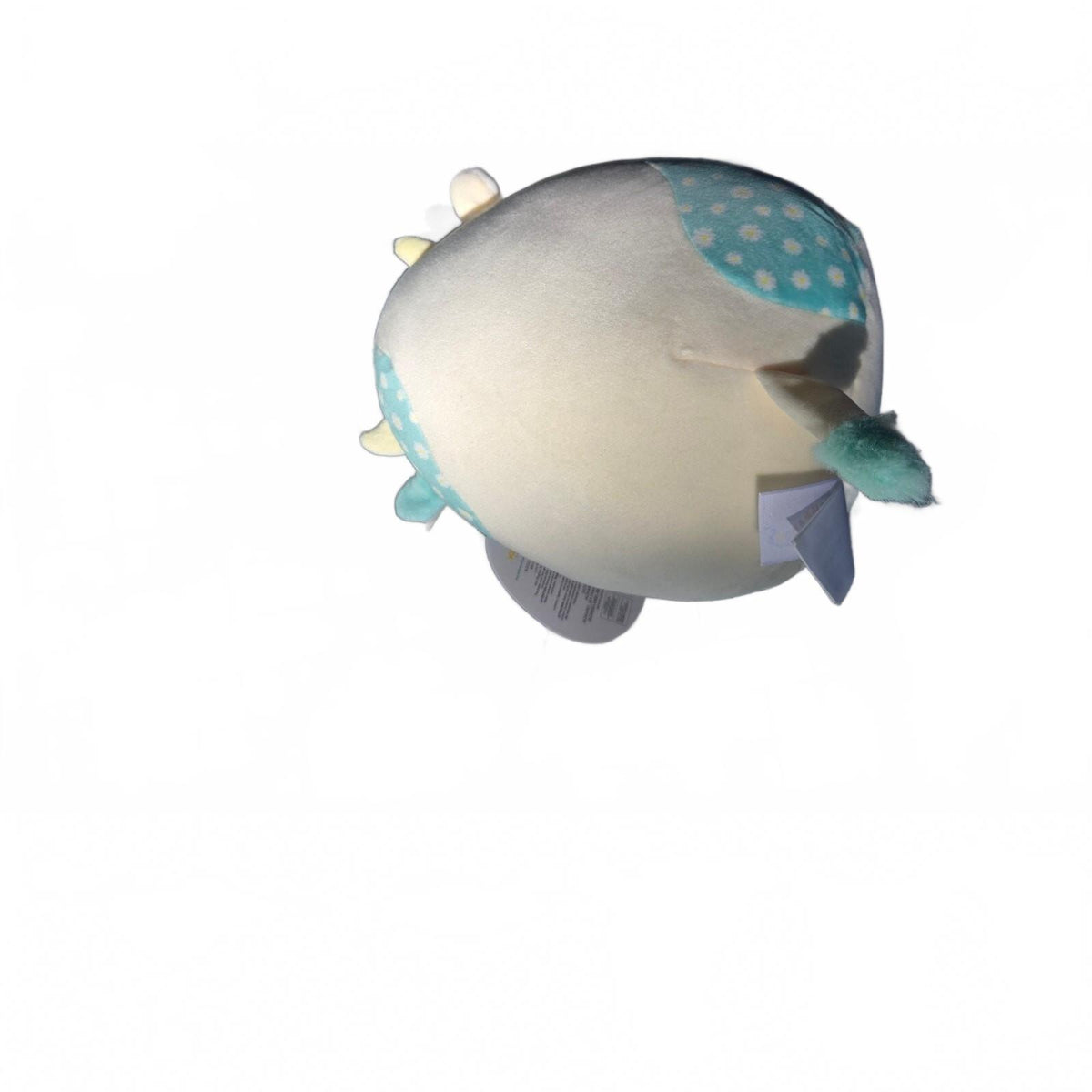 Squishmallow Belana The Cow White Blue Floral KellyToys 2022 Plush Girl Gift NWT