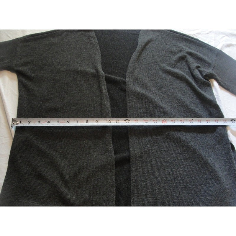 Dress up love people love clothes gray cardigan sweater size small