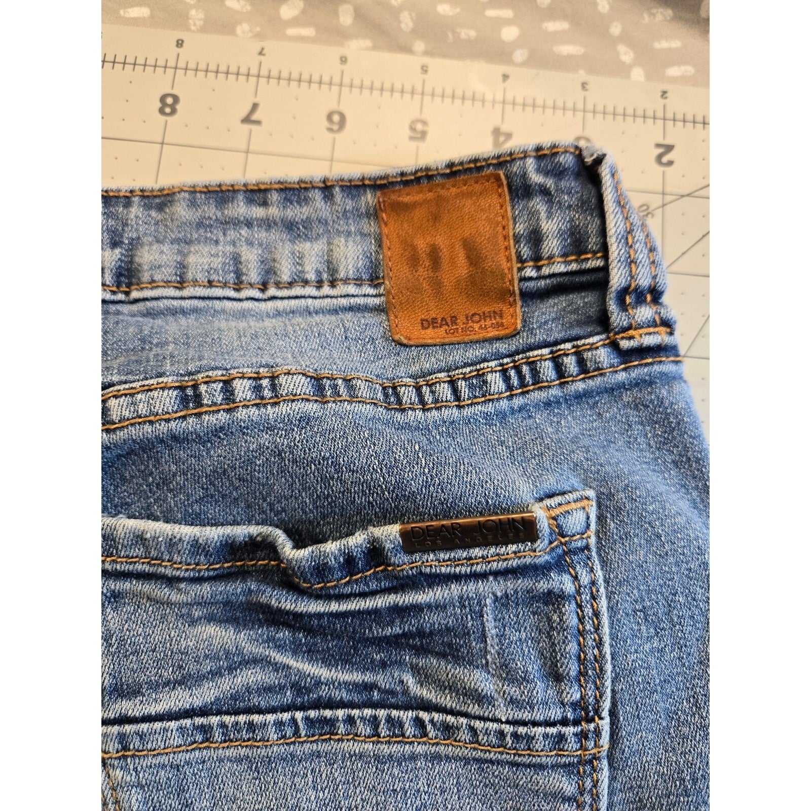 Dear John American Standard Women's Blue Denim Jeans Size 30 Distressed Fit