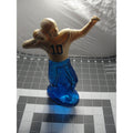 Vintage Avon FOOTBALL PLAYER QUARTERBACK after shave 9.5" glass bottle decanter