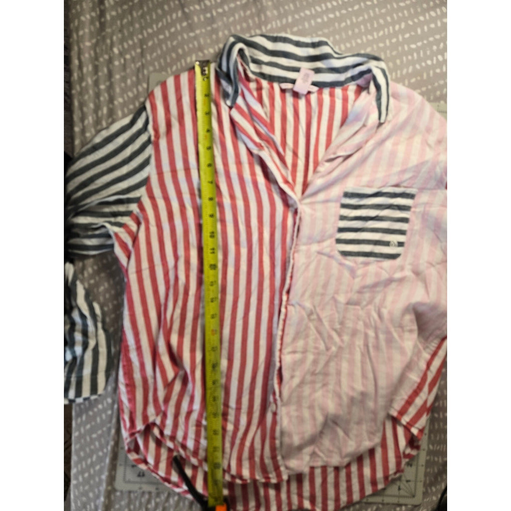 Victoria's Secret Women's Multi-Color Striped Sleepshirt, Size Large, Very Good