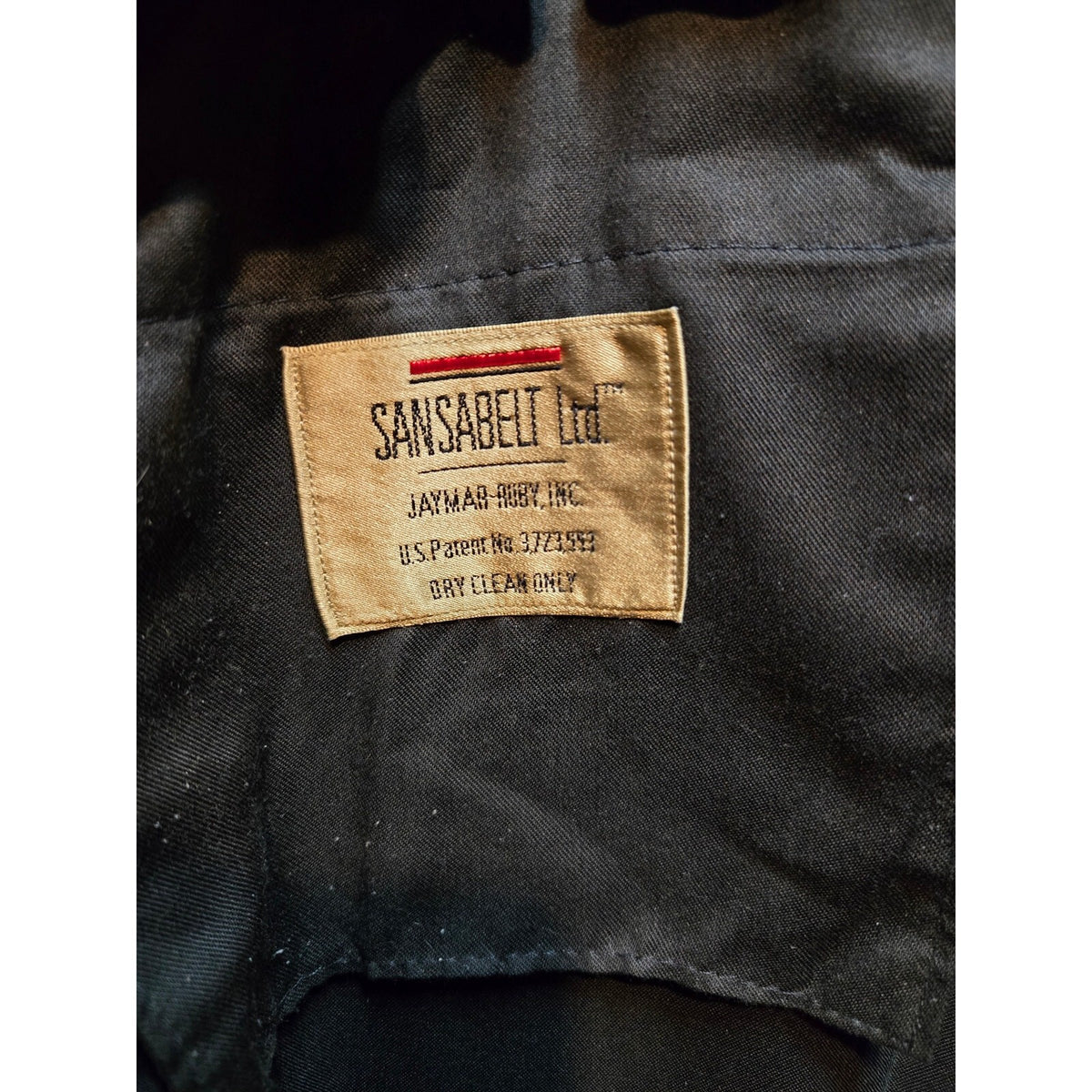 Vintage 70s Sansabelt Ltd Jaymar-Ruby Black Trousers Dress Slacks  31 x 37