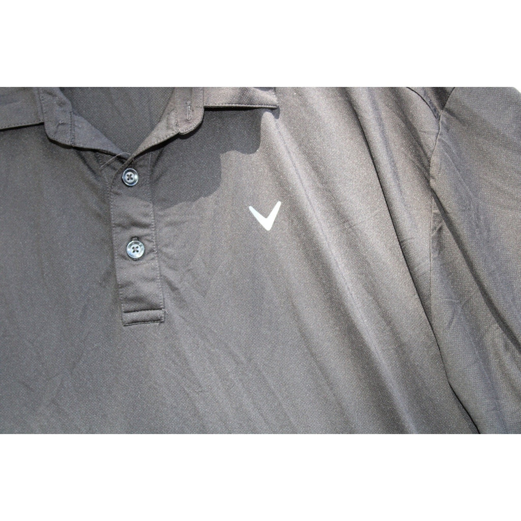 Callaway Men's Opti-Dri Performance Golf Polo Shirt Black 2XL